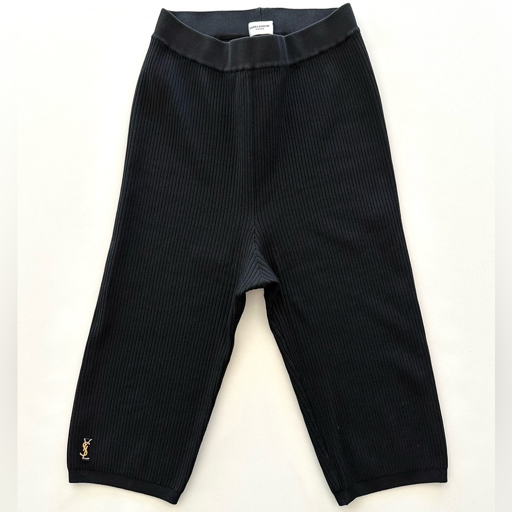 Saint Laurent Logo Biker Shorts